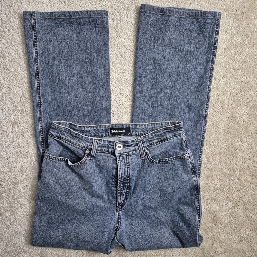 Cambio Jeans Womens 26/29 High Rise Jade Straight Relaxed Retro Mom Relaxed 90s